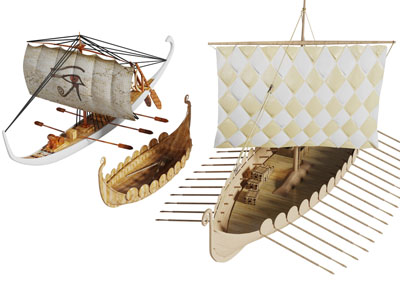 帆船海盗船木船