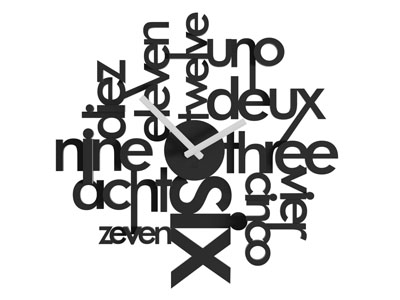 现代数字钟表3d模型 现代数字钟表