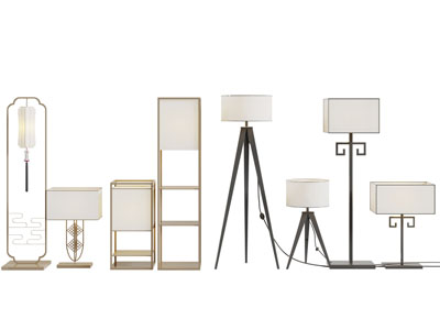 新中式落地灯台灯