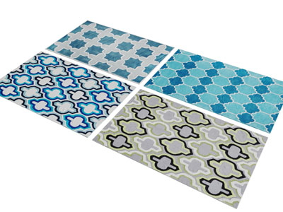 现代长方形地毯3d模型 现代长方形地毯