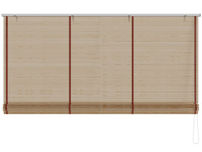 中式竹帘升降窗帘3d模型 中式竹帘升降窗帘