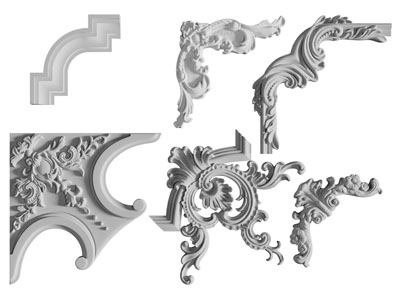 欧式雕花构件角线