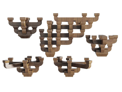 中式榫卯宋式古建筑斗拱