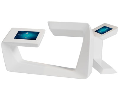 后现代带显示屏的智能查询机