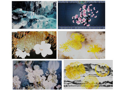 新中式长方形地毯3d模型 新中式长方形地毯