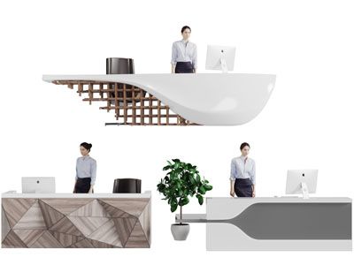 现代前台接待台