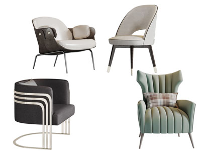 现代轻奢休闲椅子