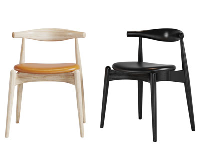 北欧实木休闲椅子餐椅