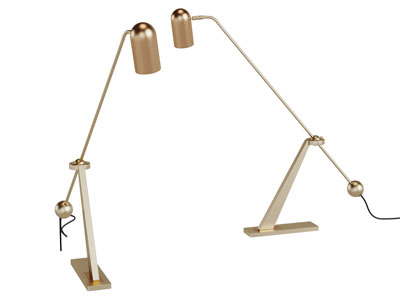 现代轻奢金色台灯