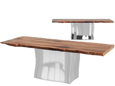 新中式实木原木茶桌