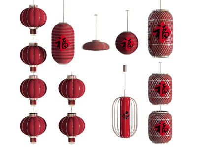 中式灯笼装饰挂件