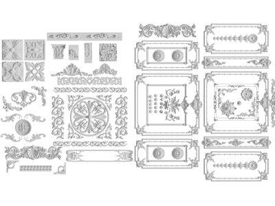 法式雕花石膏线角线