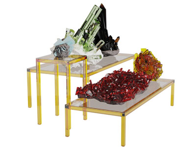 石榴石水晶宝石展台展览