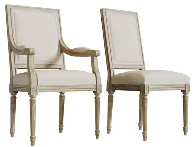 美式实木边框的休闲椅子餐椅