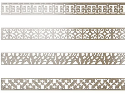 新中式雕花角线