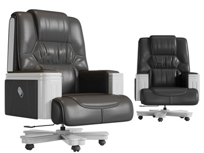 现代带滑轮可调角度的休闲沙发