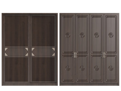 新中式实木衣柜