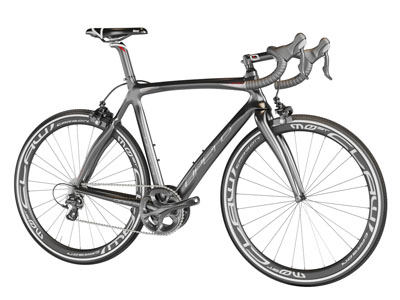 现代灰色金属弯把自行车