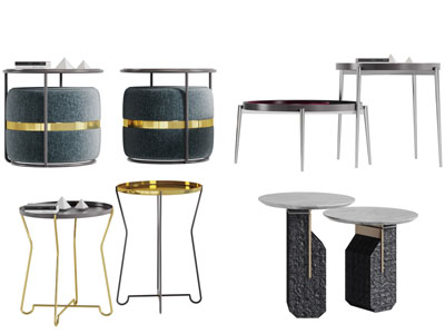 信号总是圆形茶几边几