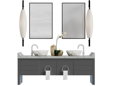 北欧实木圆形餐桌椅组合