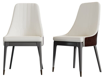 新中式皮革餐椅