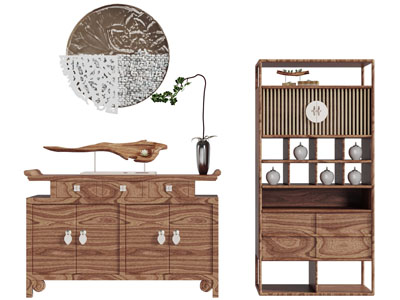 新中式玄关柜装饰柜