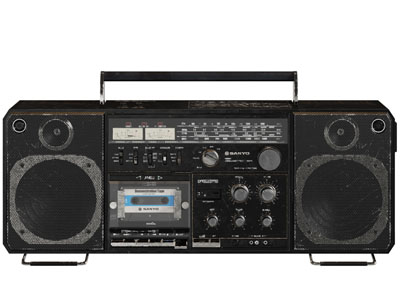 现代老式录音机3d模型 现代老式录音机