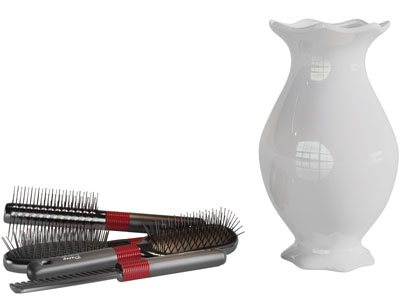 梳子毛刷陶瓷瓶生活用品