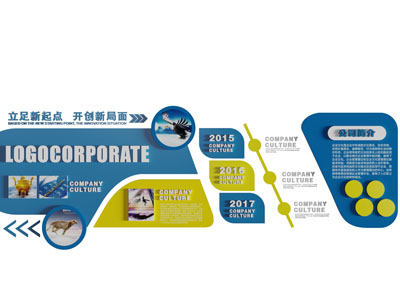 企业文化宣传背景墙3d模型 企业文化宣传背景墙