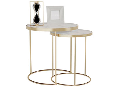 现代轻奢套叠茶几