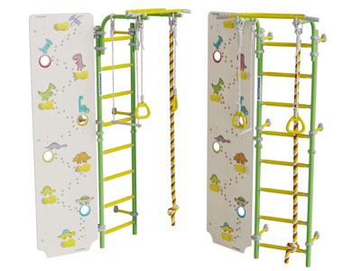 现代儿童攀爬梯子体育设备3d模型 现代儿童攀爬梯子体育设备