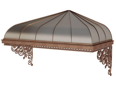 中东造型的雨棚遮阳棚