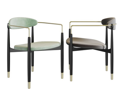 现代金属扶手休闲椅子