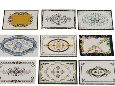 欧式花纹地面拼花