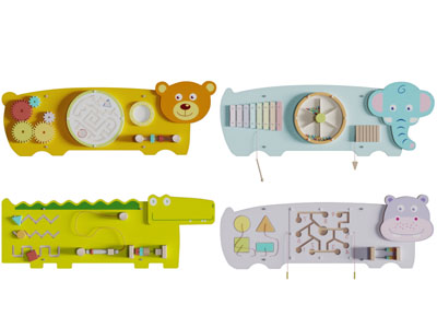 现代儿童卡通动物装饰的积木玩具