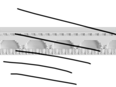 欧式雕花角线构件