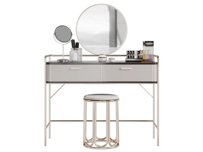 现代轻奢化妆梳妆台
