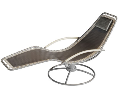 新中式藤编躺椅