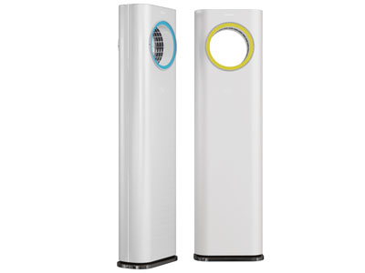 现代家用镂空柜机空调