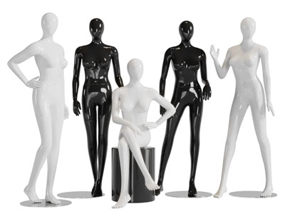 现代服装店服装模特3d模型 现代服装店服装模特