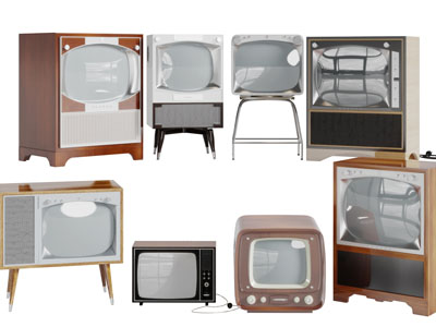 现代复古电视机