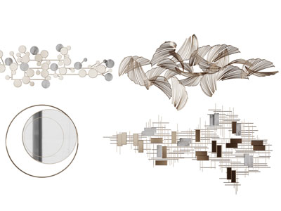 新中式金属墙饰挂件