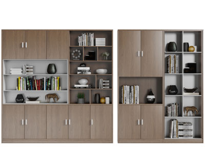 现代实木装饰柜