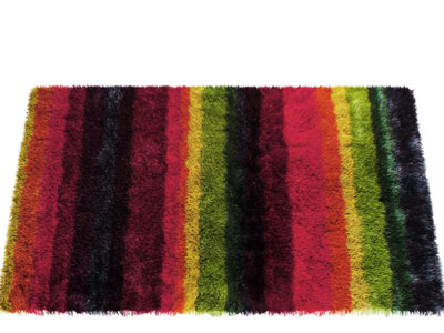 现代彩虹长方形地毯3d模型 现代彩虹长方形地毯