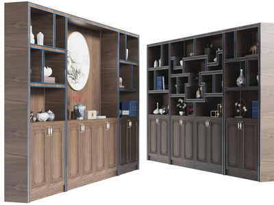 中式实木装饰柜