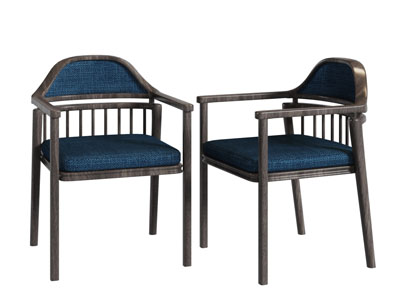 新中式实木休闲椅子