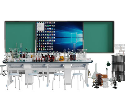 实验室设备仪器望远镜台秤3d模型 实验室设备仪器望远镜台秤