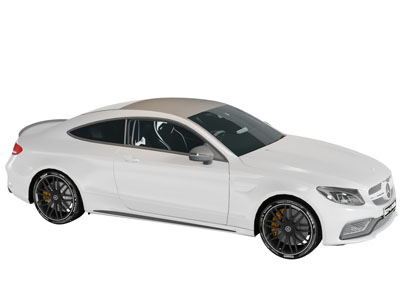 现代白色汽车3d模型 现代白色汽车