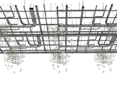 工业风天花吊顶