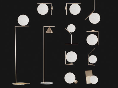 现代轻奢壁灯落地灯